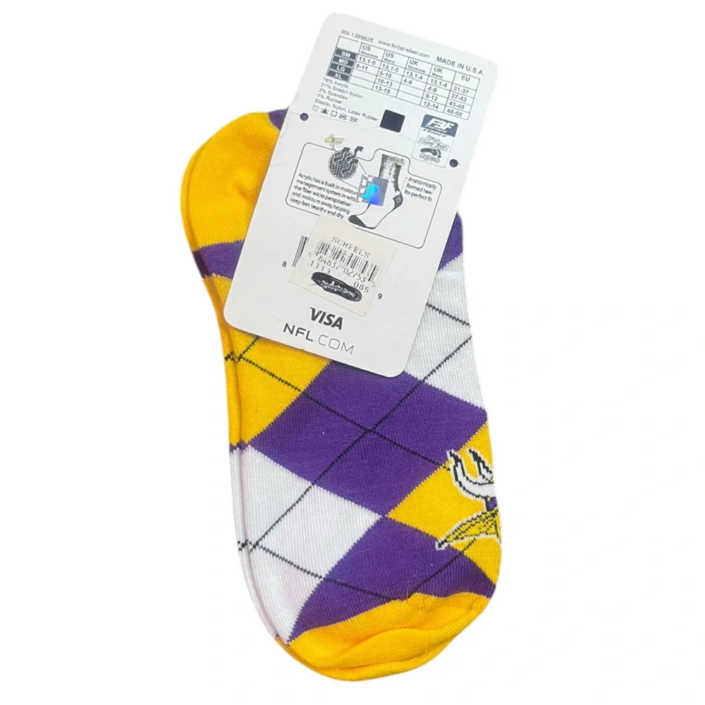 Viking socks-FREE with any sports hat/sports team shirt purchase